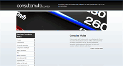 Desktop Screenshot of consultamulta.com.br