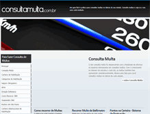 Tablet Screenshot of consultamulta.com.br